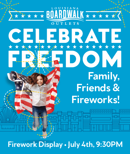 4th of July Festival Louisiana Boardwalk Outlets